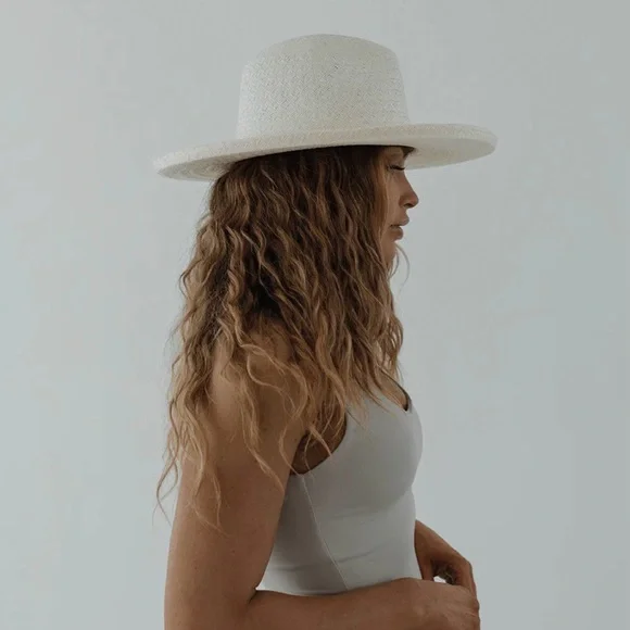 Gigi Pip Cara Loren straw hat, New - Picture 3 of 3
